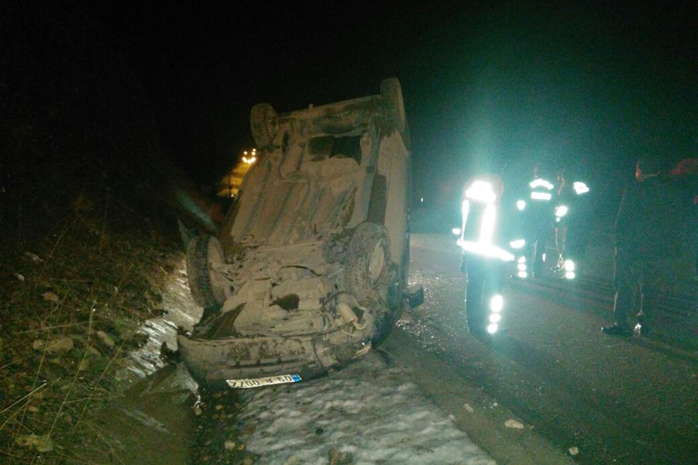 Siirt'te araç devrildi: Bir yaralı